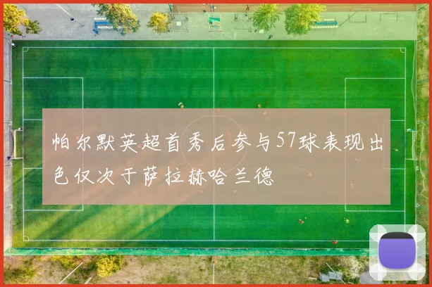 帕尔默英超首秀后参与57球表现出色仅次于萨拉赫哈兰德