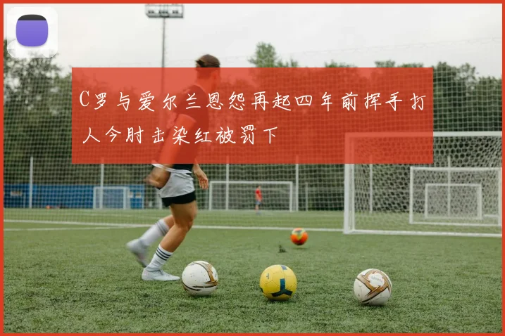 C罗与爱尔兰恩怨再起四年前挥手打人今肘击染红被罚下